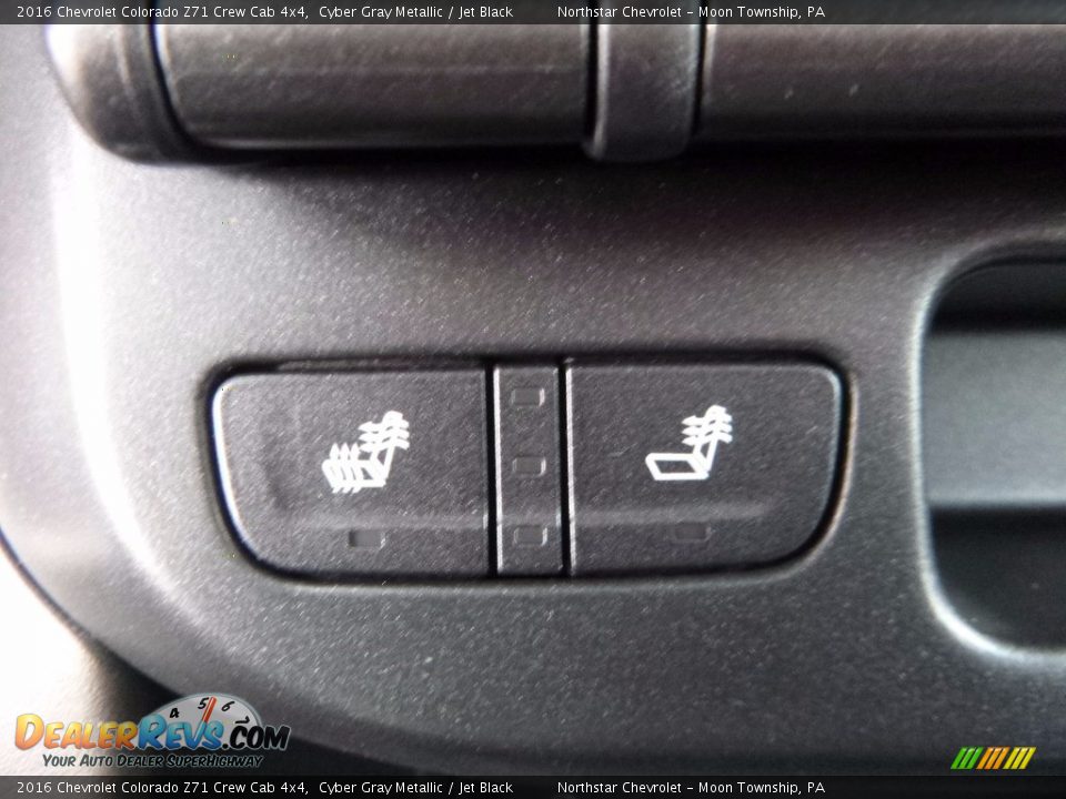 2016 Chevrolet Colorado Z71 Crew Cab 4x4 Cyber Gray Metallic / Jet Black Photo #18