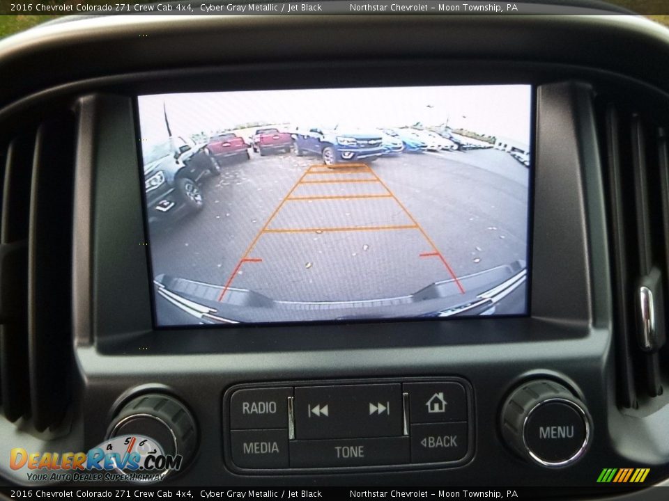 2016 Chevrolet Colorado Z71 Crew Cab 4x4 Cyber Gray Metallic / Jet Black Photo #19