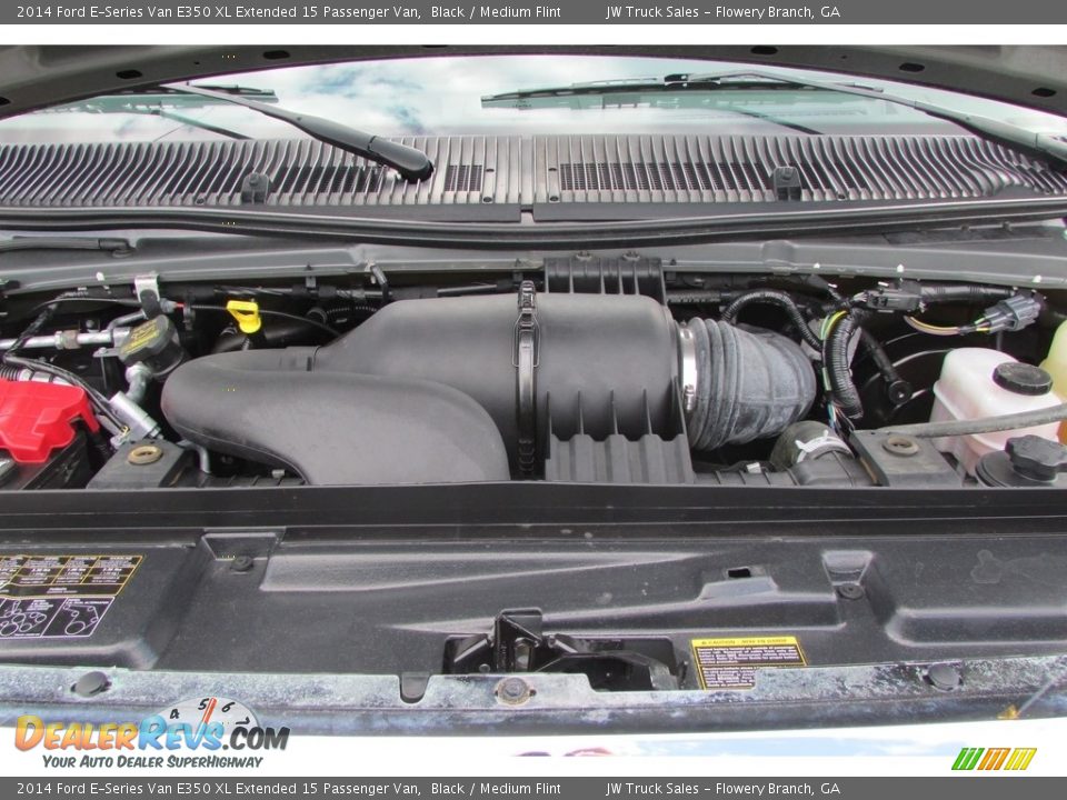 2014 Ford E-Series Van E350 XL Extended 15 Passenger Van Black / Medium Flint Photo #14