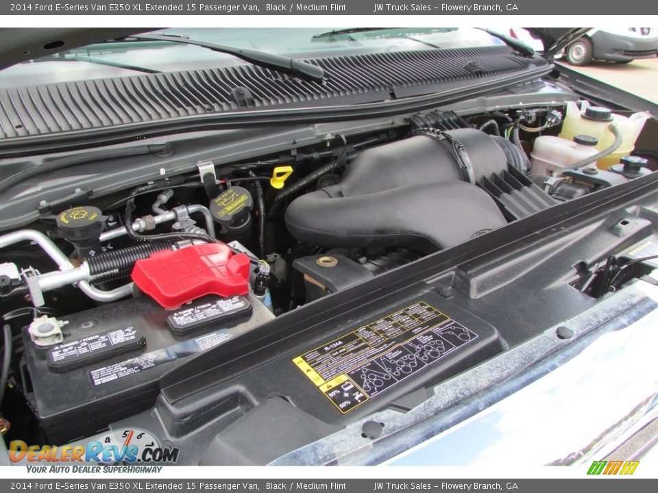 2014 Ford E-Series Van E350 XL Extended 15 Passenger Van Black / Medium Flint Photo #15