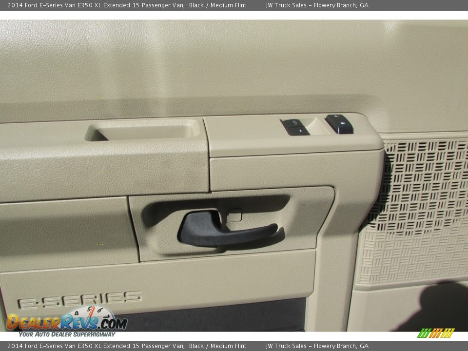 2014 Ford E-Series Van E350 XL Extended 15 Passenger Van Black / Medium Flint Photo #18