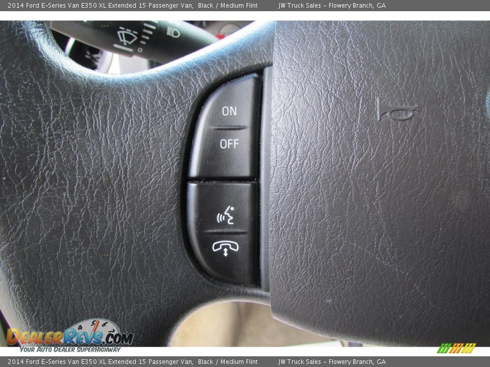 2014 Ford E-Series Van E350 XL Extended 15 Passenger Van Black / Medium Flint Photo #21