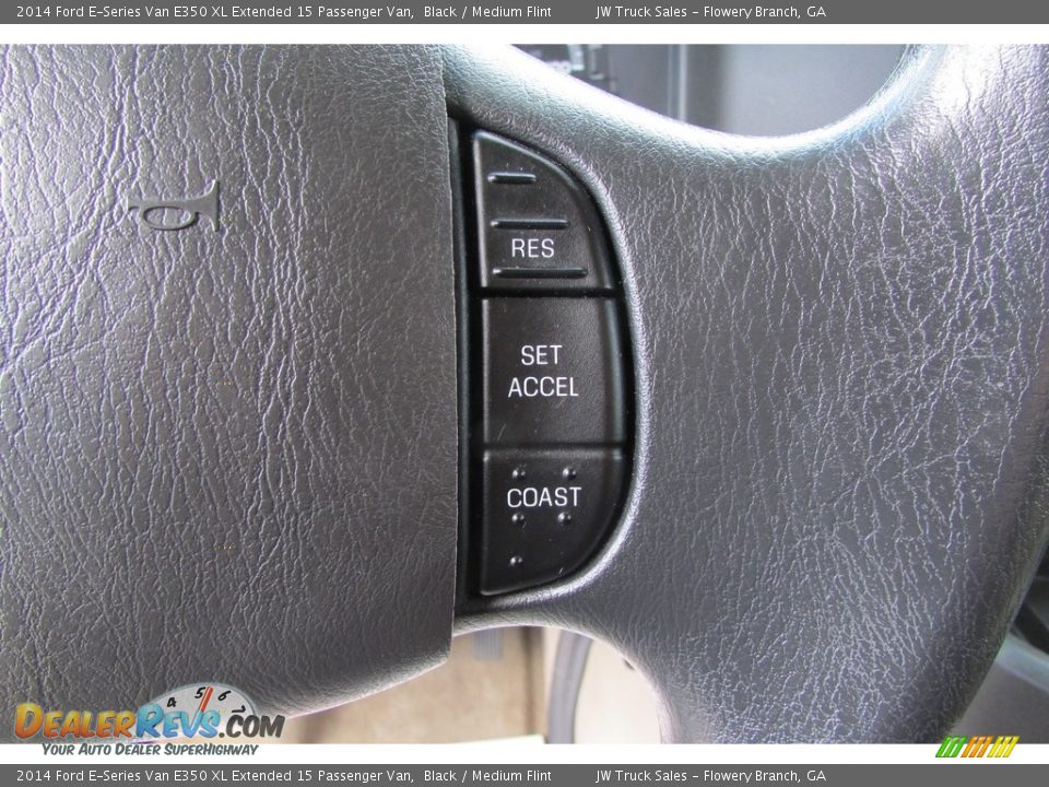 2014 Ford E-Series Van E350 XL Extended 15 Passenger Van Black / Medium Flint Photo #22