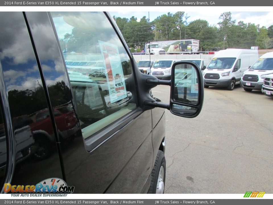 2014 Ford E-Series Van E350 XL Extended 15 Passenger Van Black / Medium Flint Photo #29