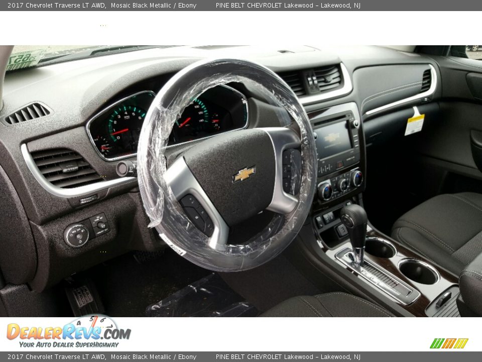 2017 Chevrolet Traverse LT AWD Mosaic Black Metallic / Ebony Photo #9