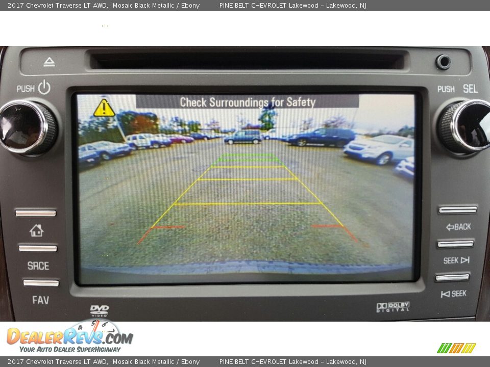 2017 Chevrolet Traverse LT AWD Mosaic Black Metallic / Ebony Photo #10