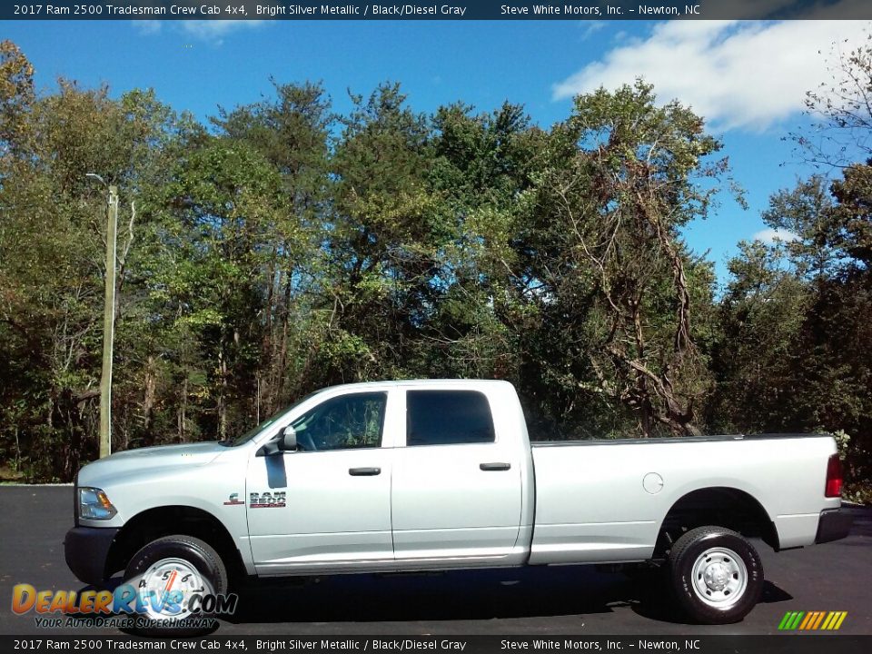 2017 Ram 2500 Tradesman Crew Cab 4x4 Bright Silver Metallic / Black/Diesel Gray Photo #1