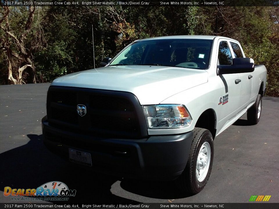 2017 Ram 2500 Tradesman Crew Cab 4x4 Bright Silver Metallic / Black/Diesel Gray Photo #2