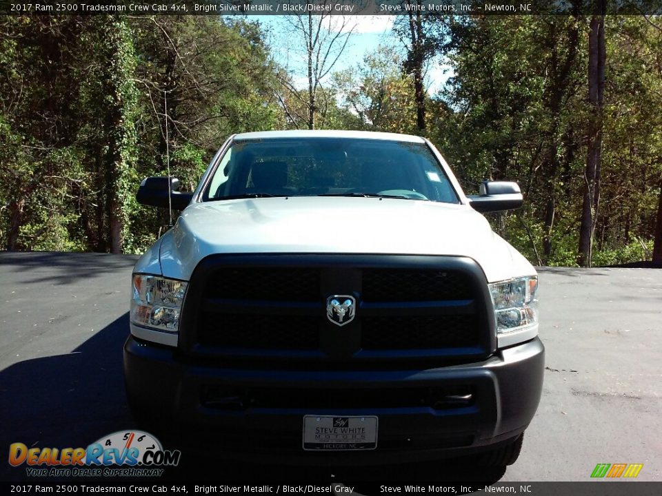 2017 Ram 2500 Tradesman Crew Cab 4x4 Bright Silver Metallic / Black/Diesel Gray Photo #3