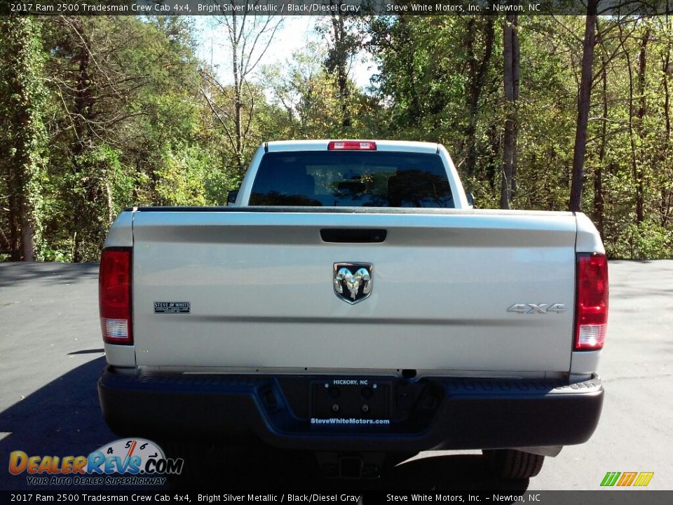 2017 Ram 2500 Tradesman Crew Cab 4x4 Bright Silver Metallic / Black/Diesel Gray Photo #7