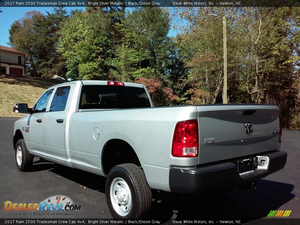 2017 Ram 2500 Tradesman Crew Cab 4x4 Bright Silver Metallic / Black/Diesel Gray Photo #8