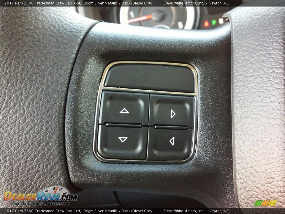 2017 Ram 2500 Tradesman Crew Cab 4x4 Bright Silver Metallic / Black/Diesel Gray Photo #15