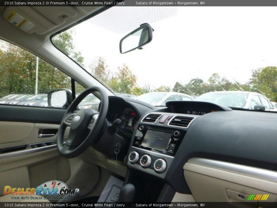 2016 Subaru Impreza 2.0i Premium 5-door Crystal White Pearl / Ivory Photo #4