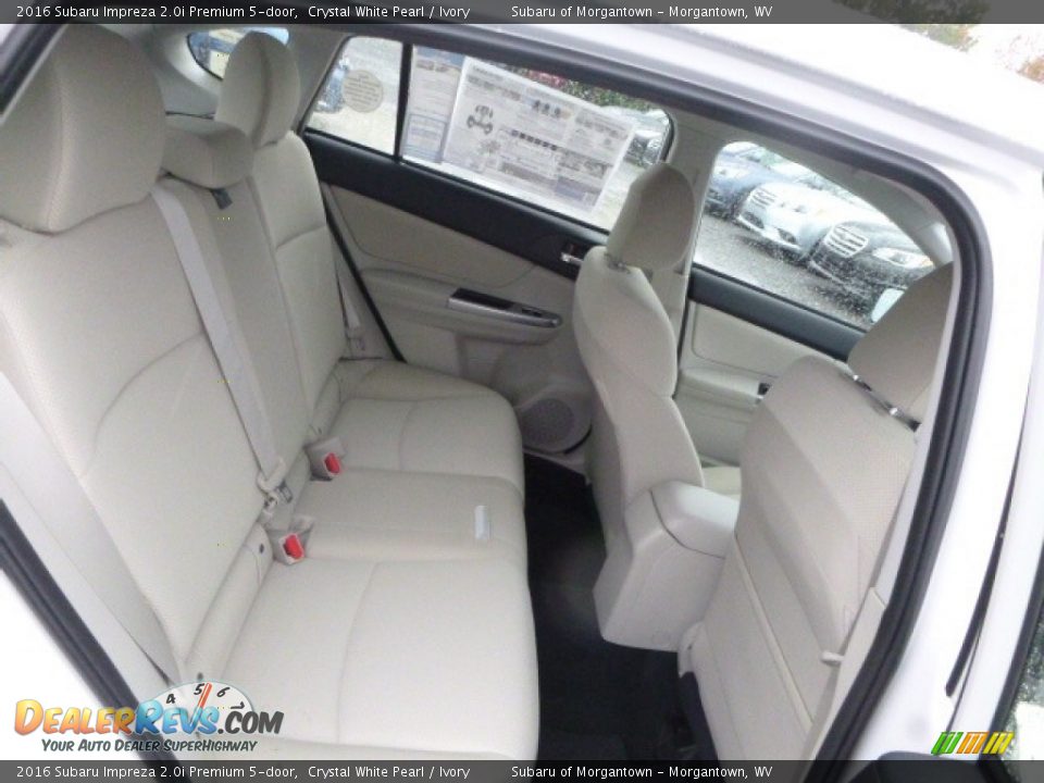 2016 Subaru Impreza 2.0i Premium 5-door Crystal White Pearl / Ivory Photo #5