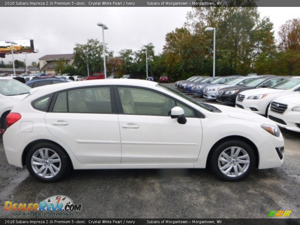 2016 Subaru Impreza 2.0i Premium 5-door Crystal White Pearl / Ivory Photo #6