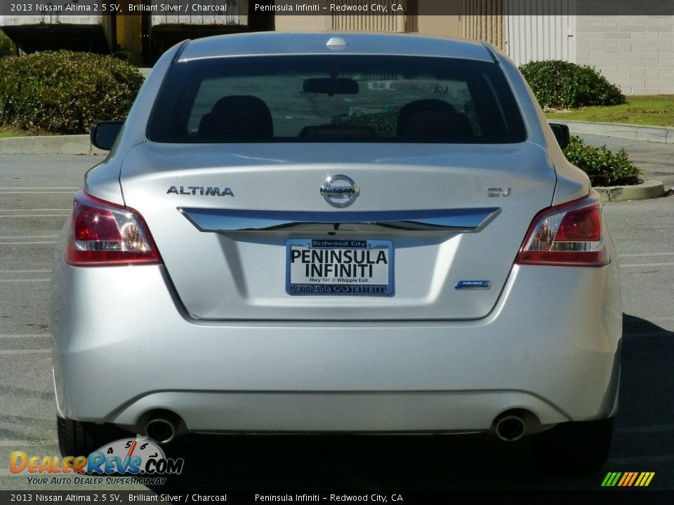 2013 Nissan Altima 2.5 SV Brilliant Silver / Charcoal Photo #8
