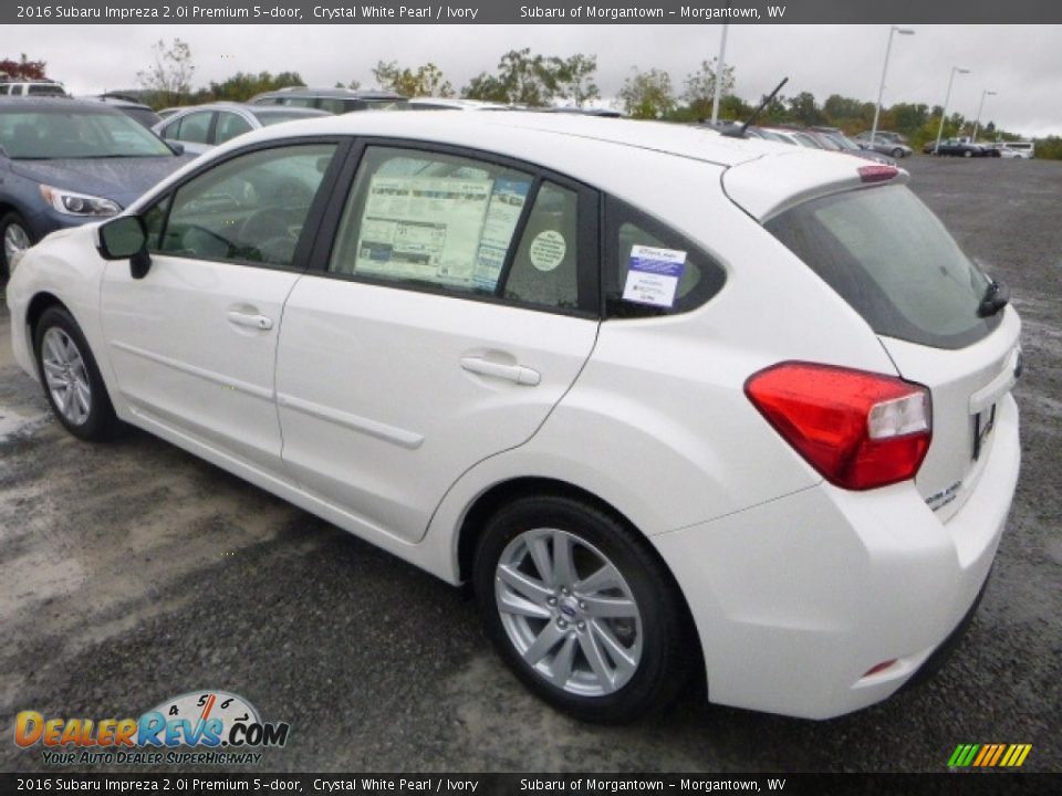 2016 Subaru Impreza 2.0i Premium 5-door Crystal White Pearl / Ivory Photo #9