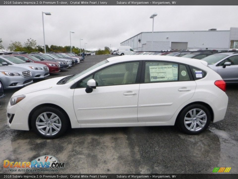 2016 Subaru Impreza 2.0i Premium 5-door Crystal White Pearl / Ivory Photo #10