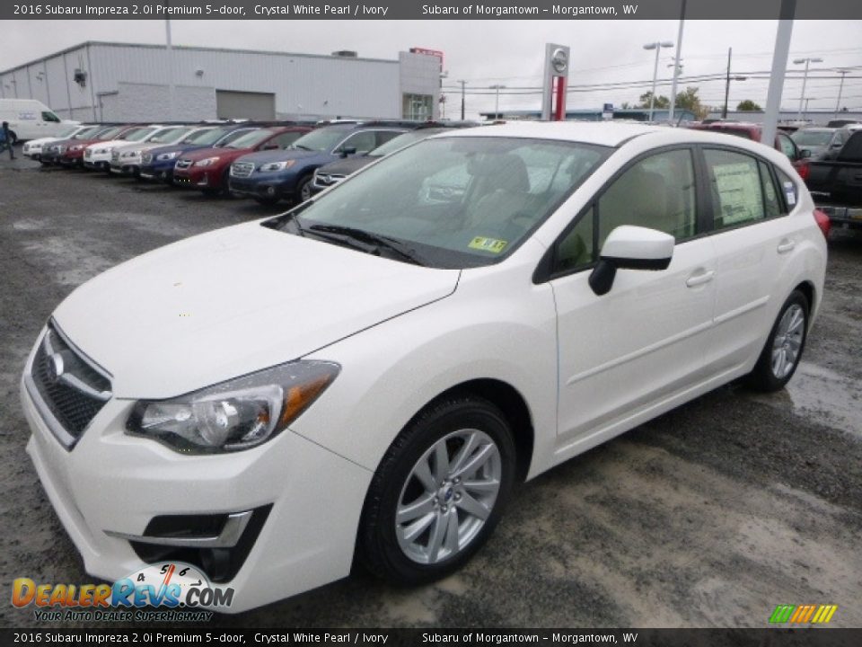 2016 Subaru Impreza 2.0i Premium 5-door Crystal White Pearl / Ivory Photo #11