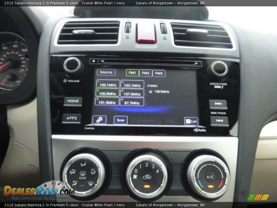 2016 Subaru Impreza 2.0i Premium 5-door Crystal White Pearl / Ivory Photo #15