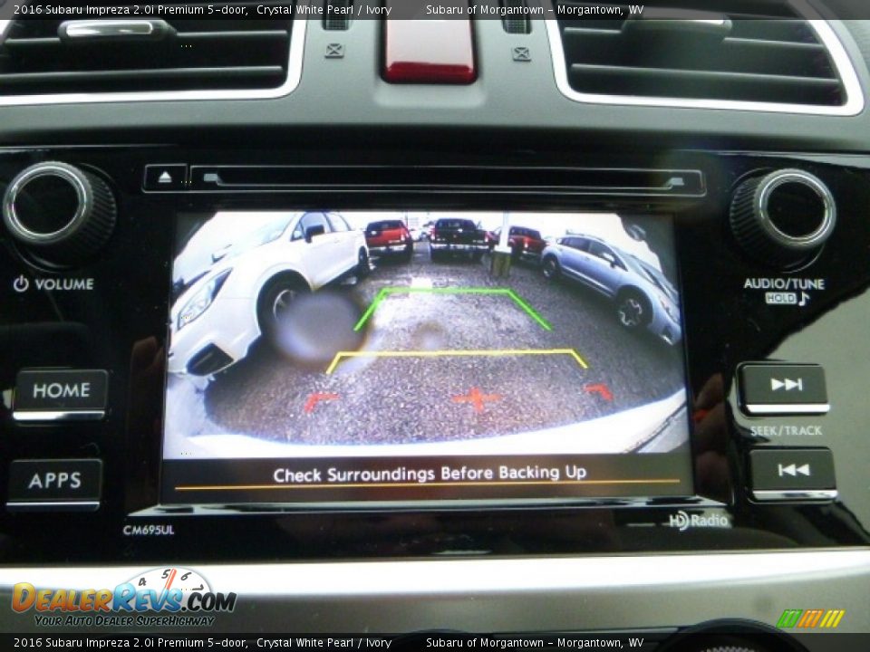 2016 Subaru Impreza 2.0i Premium 5-door Crystal White Pearl / Ivory Photo #17