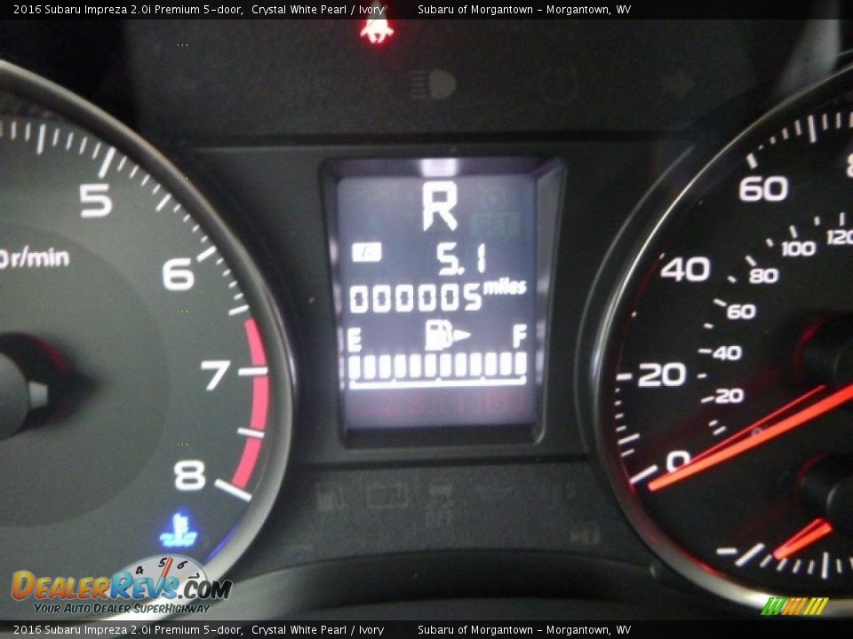 2016 Subaru Impreza 2.0i Premium 5-door Crystal White Pearl / Ivory Photo #20