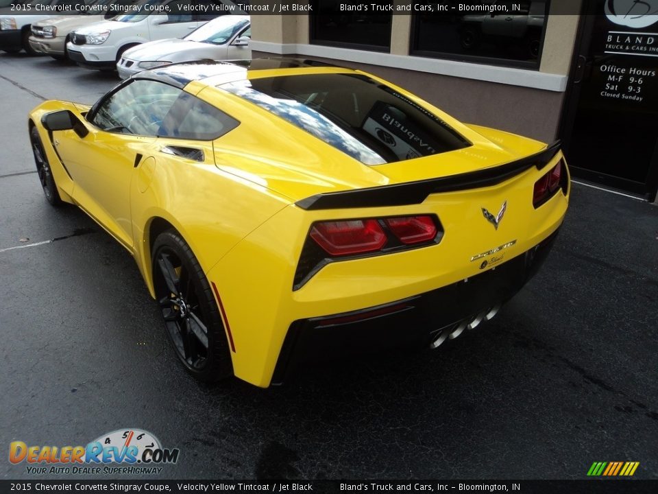 2015 Chevrolet Corvette Stingray Coupe Velocity Yellow Tintcoat / Jet Black Photo #3