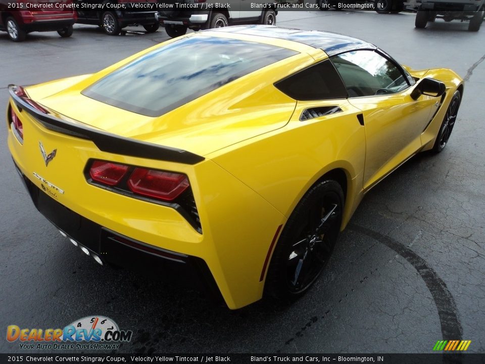 2015 Chevrolet Corvette Stingray Coupe Velocity Yellow Tintcoat / Jet Black Photo #4