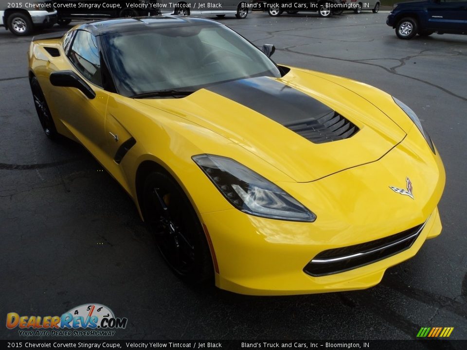 2015 Chevrolet Corvette Stingray Coupe Velocity Yellow Tintcoat / Jet Black Photo #5
