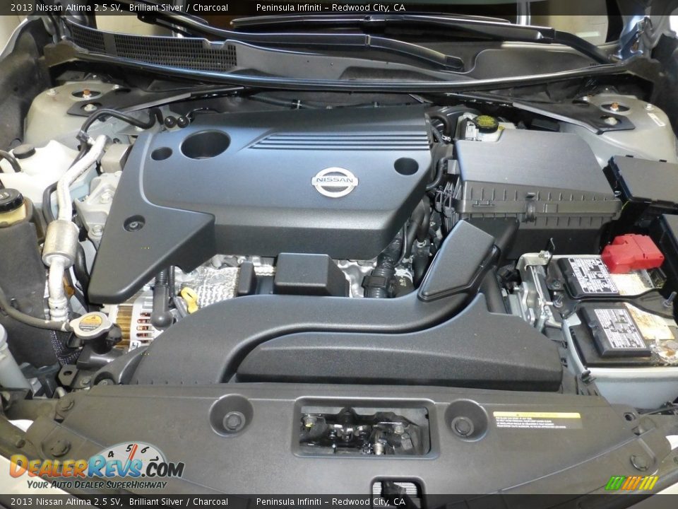 2013 Nissan Altima 2.5 SV Brilliant Silver / Charcoal Photo #26