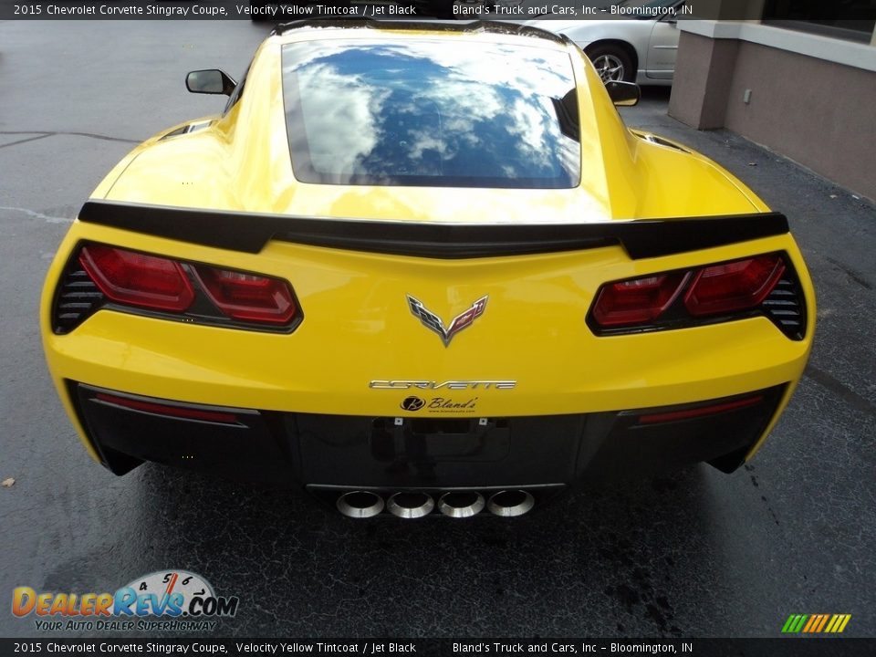 2015 Chevrolet Corvette Stingray Coupe Velocity Yellow Tintcoat / Jet Black Photo #7