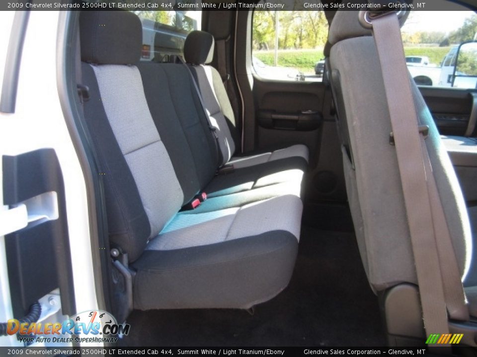 2009 Chevrolet Silverado 2500HD LT Extended Cab 4x4 Summit White / Light Titanium/Ebony Photo #20