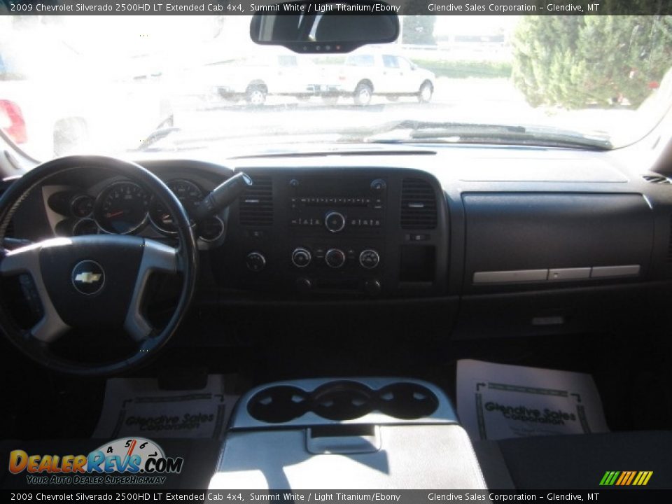 2009 Chevrolet Silverado 2500HD LT Extended Cab 4x4 Summit White / Light Titanium/Ebony Photo #23