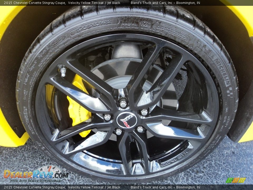 2015 Chevrolet Corvette Stingray Coupe Velocity Yellow Tintcoat / Jet Black Photo #35