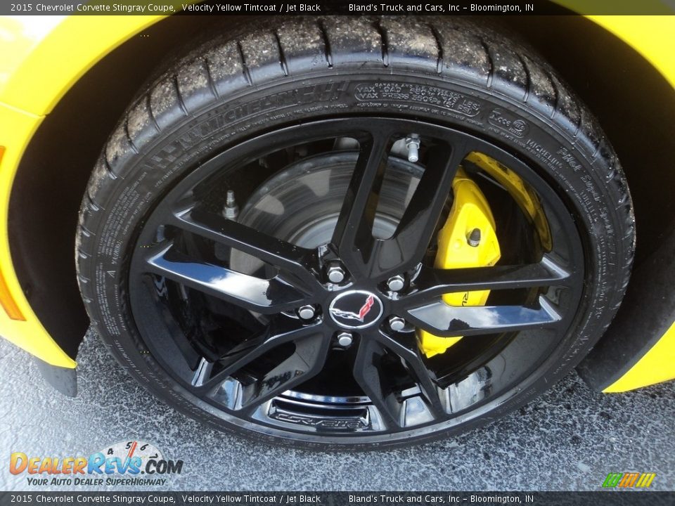 2015 Chevrolet Corvette Stingray Coupe Velocity Yellow Tintcoat / Jet Black Photo #36
