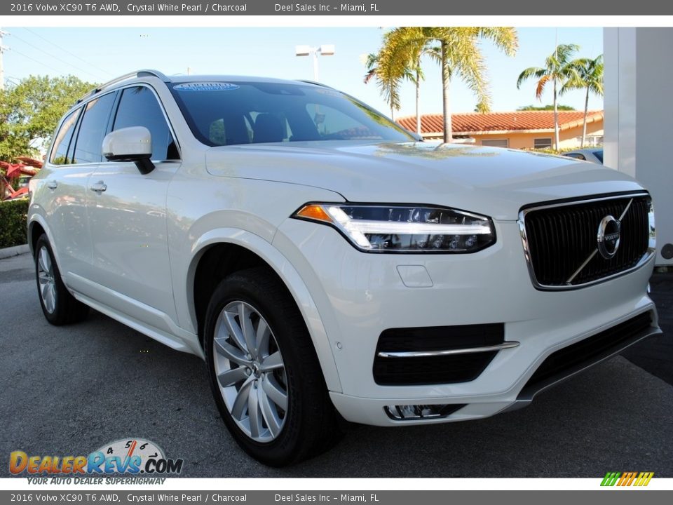 Crystal White Pearl 2016 Volvo XC90 T6 AWD Photo #2
