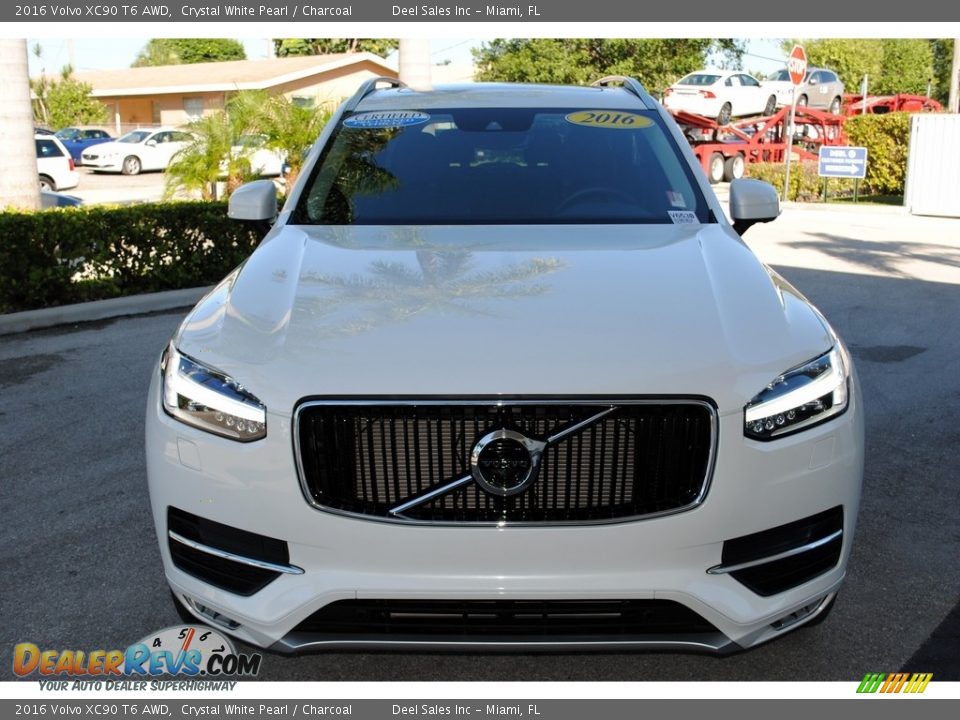 Crystal White Pearl 2016 Volvo XC90 T6 AWD Photo #3