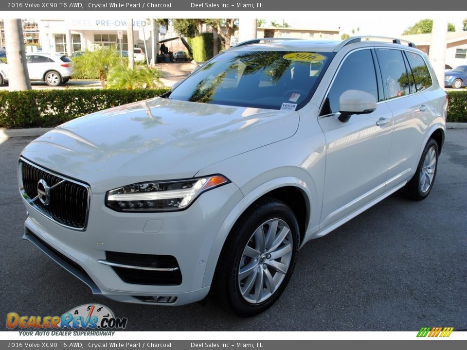 Crystal White Pearl 2016 Volvo XC90 T6 AWD Photo #4