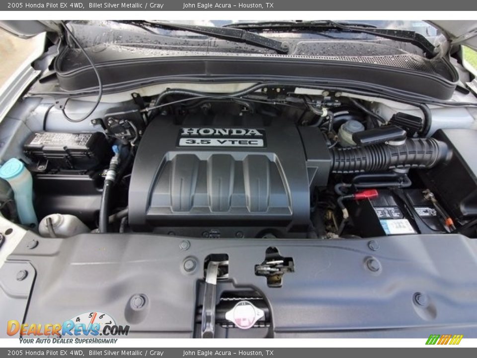 2005 Honda Pilot EX 4WD Billet Silver Metallic / Gray Photo #27