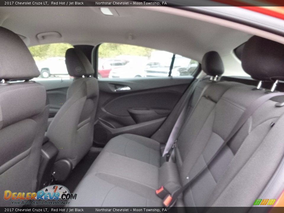 2017 Chevrolet Cruze LT Red Hot / Jet Black Photo #12