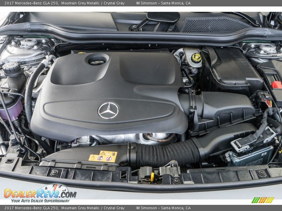 2017 Mercedes-Benz GLA 250 Mountain Grey Metallic / Crystal Gray Photo #9