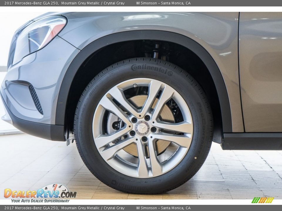 2017 Mercedes-Benz GLA 250 Mountain Grey Metallic / Crystal Gray Photo #10