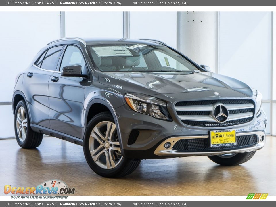 2017 Mercedes-Benz GLA 250 Mountain Grey Metallic / Crystal Gray Photo #11