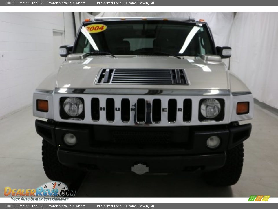 2004 Hummer H2 SUV Pewter Metallic / Wheat Photo #20