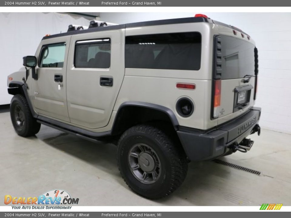 2004 Hummer H2 SUV Pewter Metallic / Wheat Photo #22