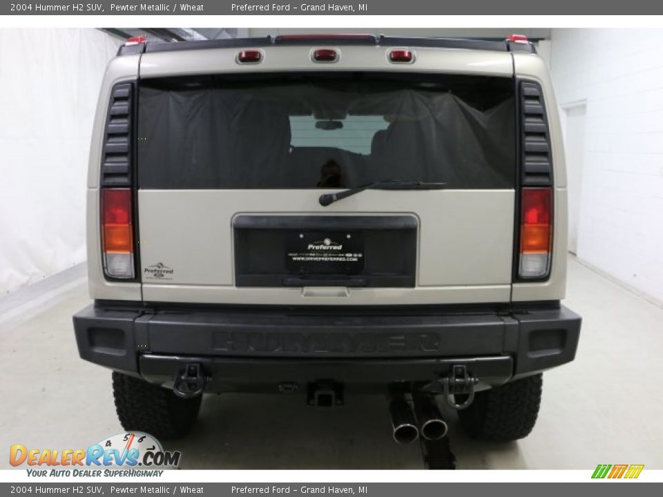 2004 Hummer H2 SUV Pewter Metallic / Wheat Photo #23