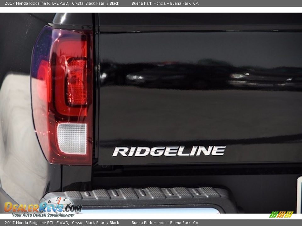 2017 Honda Ridgeline RTL-E AWD Crystal Black Pearl / Black Photo #3