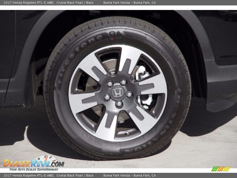 2017 Honda Ridgeline RTL-E AWD Crystal Black Pearl / Black Photo #5