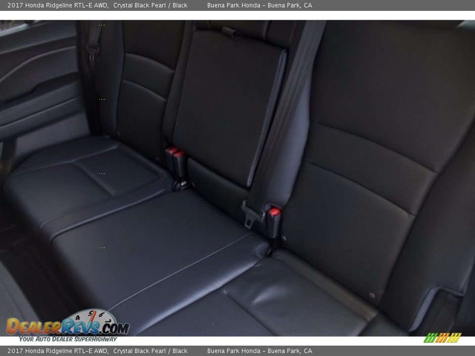 2017 Honda Ridgeline RTL-E AWD Crystal Black Pearl / Black Photo #14