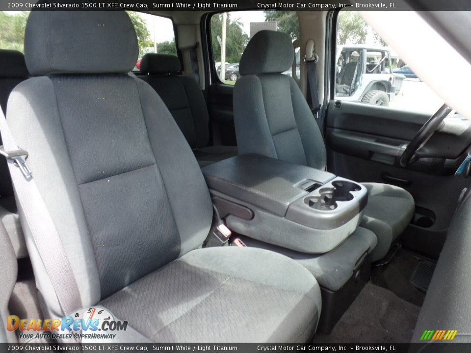 2009 Chevrolet Silverado 1500 LT XFE Crew Cab Summit White / Light Titanium Photo #12